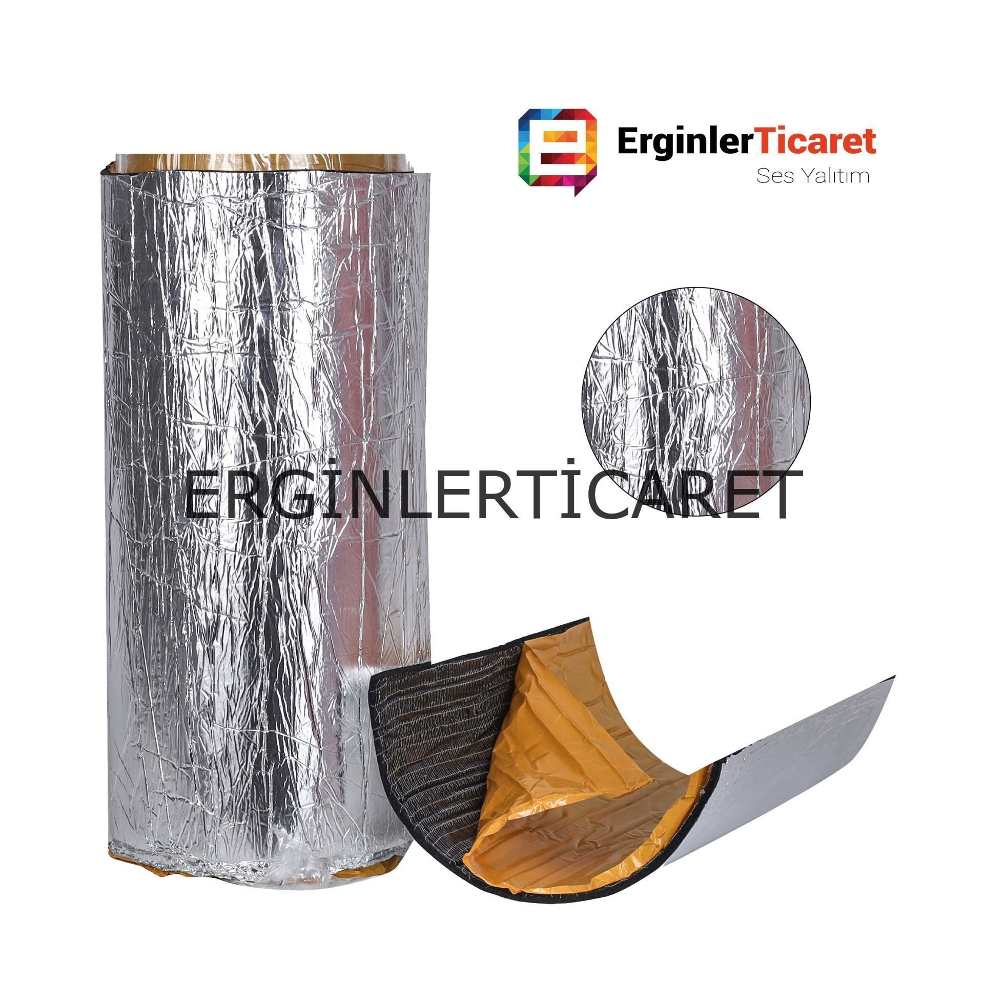 Folyolu Oto Ses Yalıtımı Kauçuk Köpüğü 9mm 100cm x 100cmm