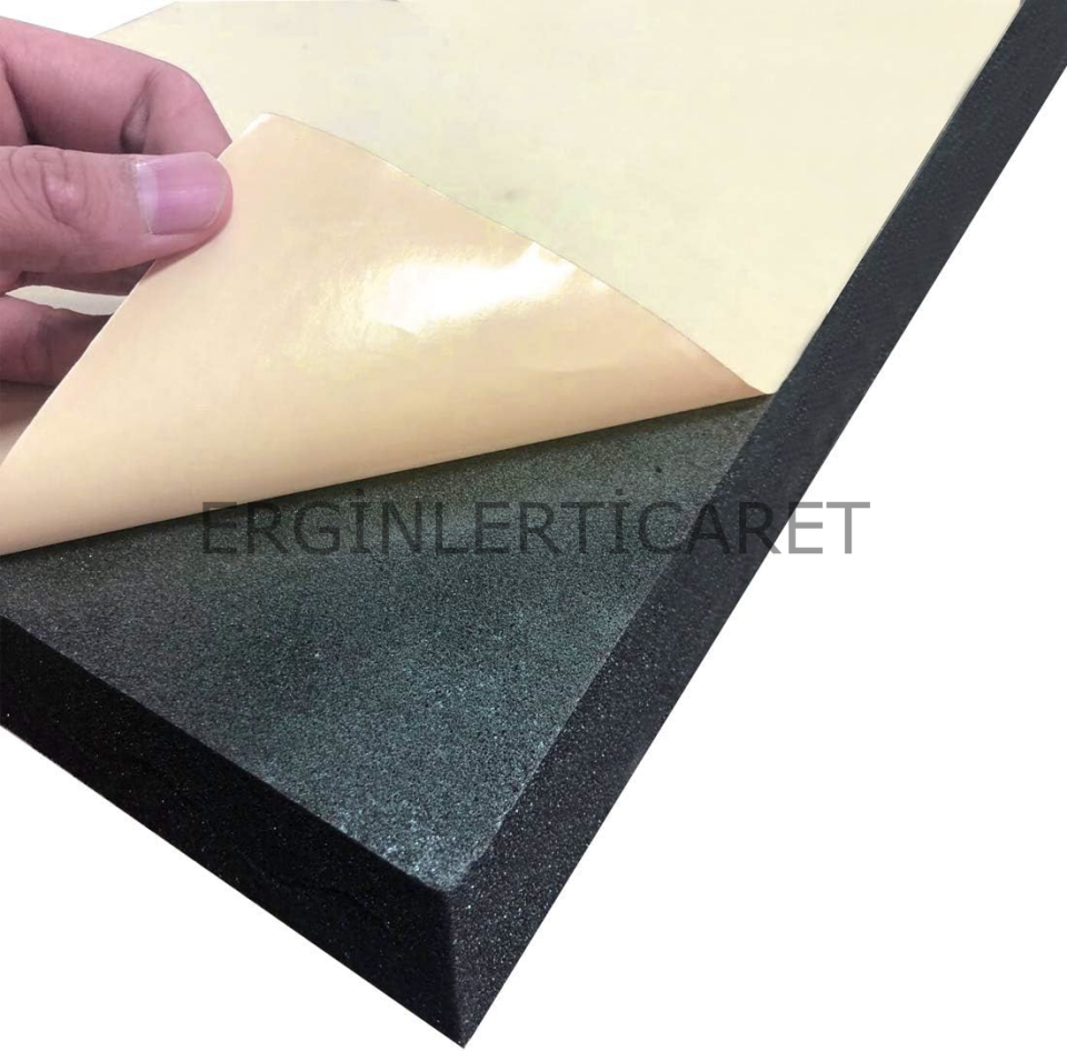 Akustik Ses Yalıtımı Bantlı Piramit Sünger 50x50