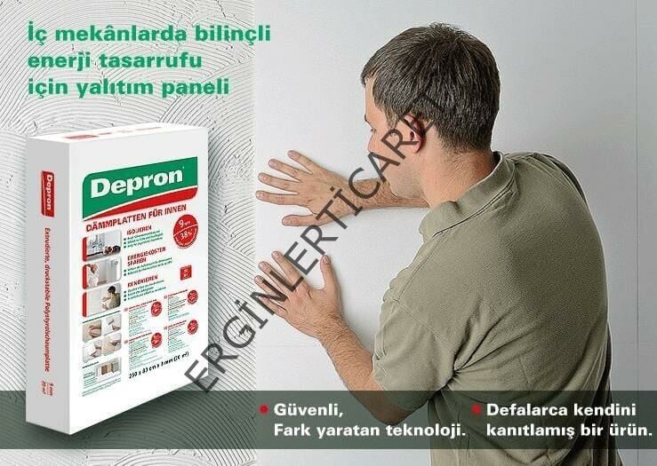 Depron G6mm Yalıtım Malzemesi Levha 80cm x 125cm (1m2)