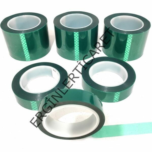 Yeşil Polyester Maskeleme Bandı 120MM x 55MT