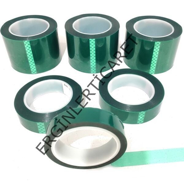 Yeşil Polyester Maskeleme Bandı 50MM x 55MT