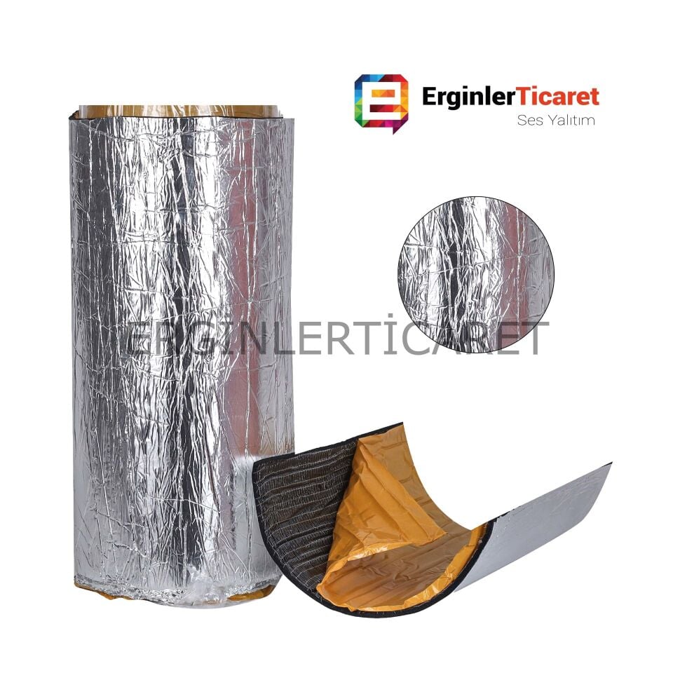 Folyolu Oto Ses Yalıtımı Kauçuk Köpüğü 6mm 50cm x 100cm