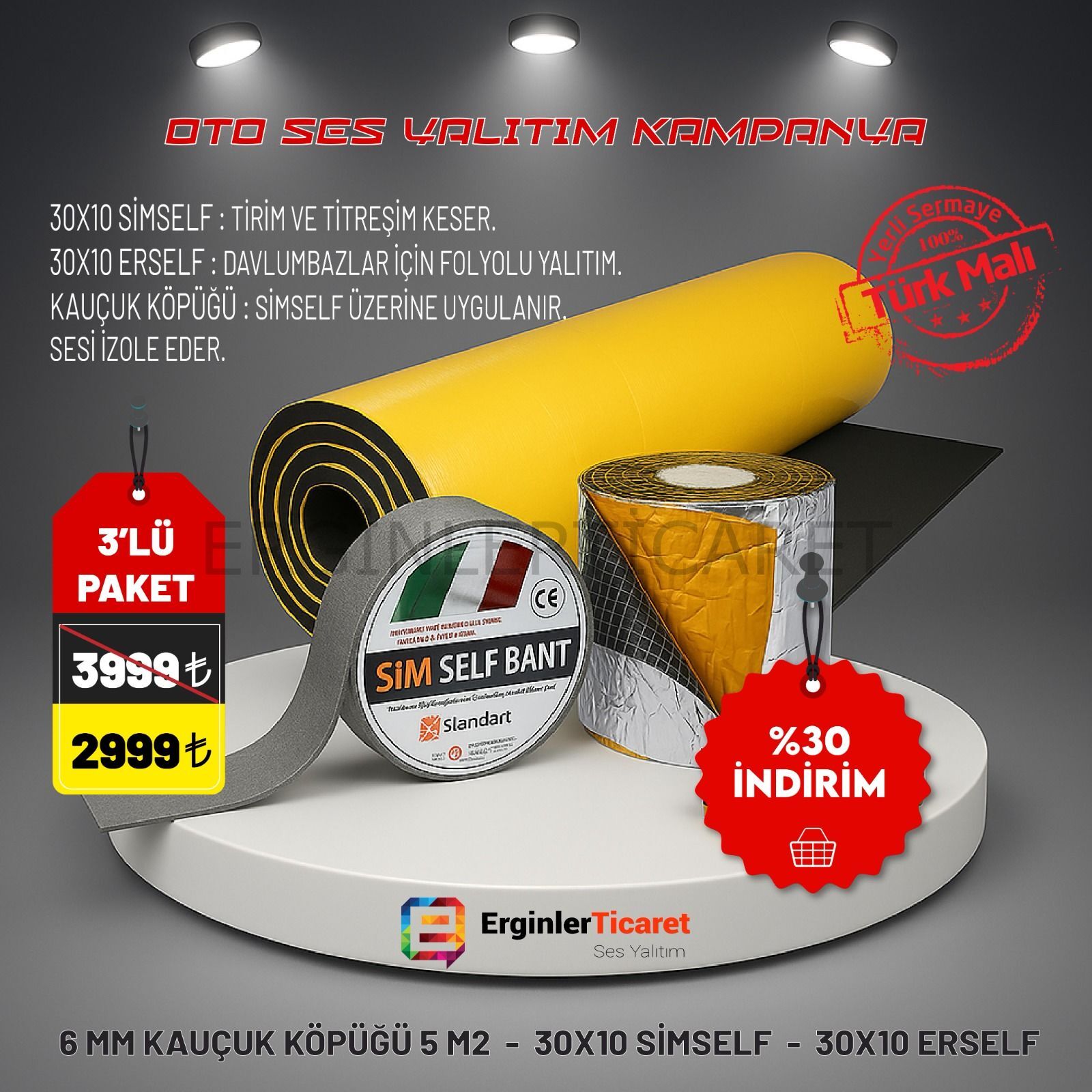 Oto Ses Yalıtımı Seti